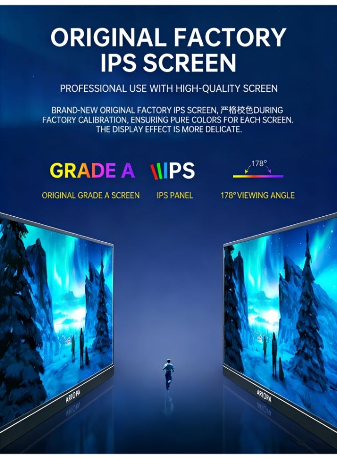 ARZOPA 16.1'' 144Hz Portable Gaming Monitor,100% sRGB 1080P FHD Kickstand Portable Monitor with HDR, Ultra Slim, Eye Care, External Second Screen for Laptop, PC, PS5, Mac, Xbox - Image 5