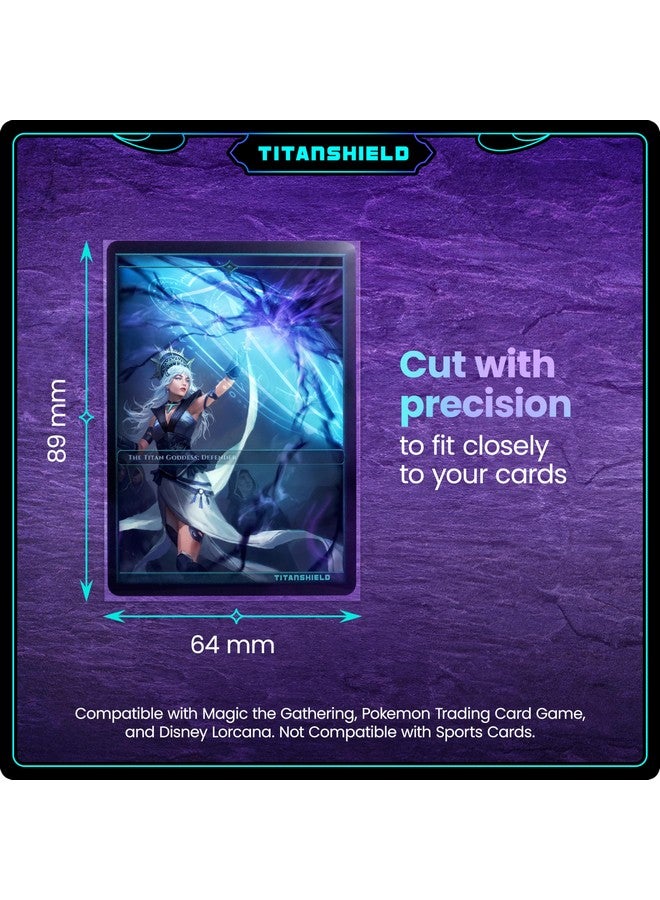 TitanShield Double Pack 400s Inner Sleeve Protectors - 1000 Clear Polypropylene Trading Card Sleeves - Image 3