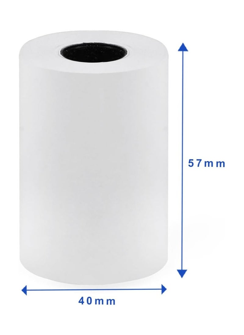 FATI ACCESSORIES FATI 57x40 mm Thermal Paper Till Rolls, Cash Register Receipt, for PDQ POS EPOS EFTPOS, Credit Card Machine (50 Pcs)  - Image 4