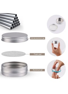 10 Pcs Aluminum Round Cans with Lid, 30ml Metal Tins Food Candle Containers with Screw Tops for Crafts, Food Storage, DIY Silver - pzsku/ZCCBA942FF800DEDF4BBFZ/45/_/1709534034/717dbde4-0bd8-41e7-80dd-15bae40eaeb4