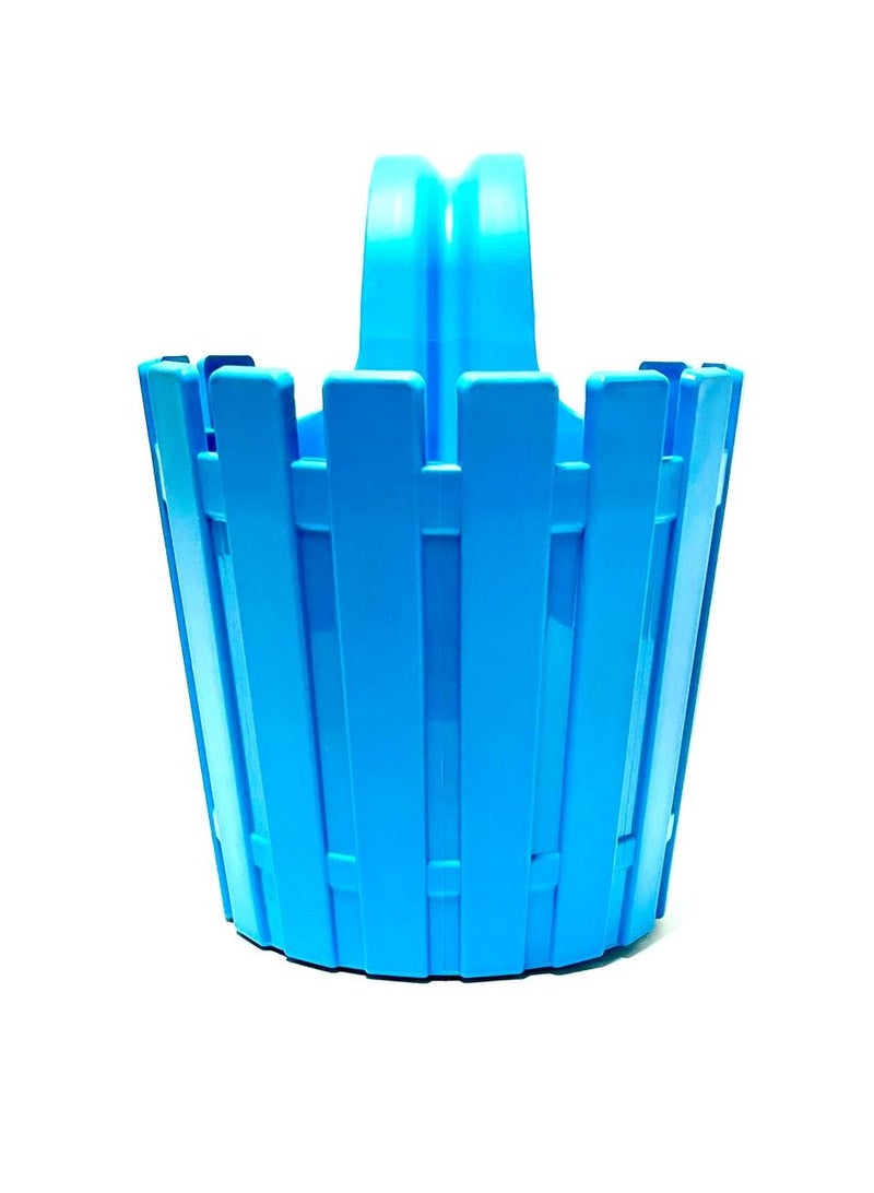 PoliWork Decorative hanging flowers plastic pot, Flower pot, Indoor, Blue Color, Akasya Easy Hanger  PoliWork  - Image 5
