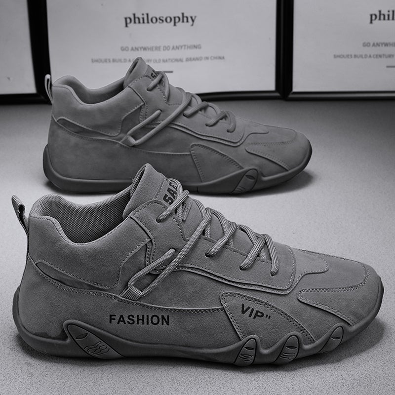 Labor Insurance Men'S Shoes Autumn Construction Site Work Work Work Sports Mountaineering Tooling Tide Shoes Winter Young Boys Thick Bottom - Image 1