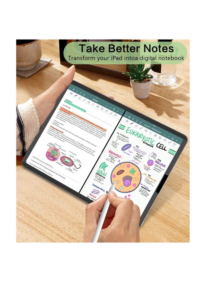 Magnetic Removable Paper Screen Protector for iPad Pro 12.9 (2022/2021/2020/2018) - Matte Anti-Glare Film for Drawing, Reusable for 6th/5th/4th/3rd Generation. - Image 4
