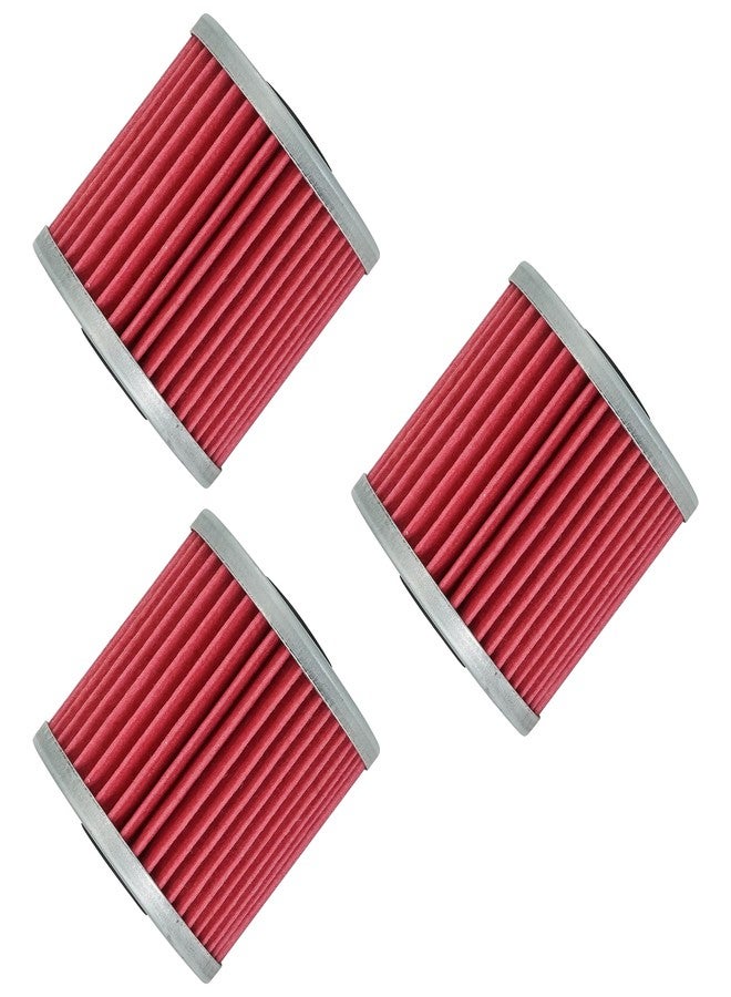 Caltric compatible with 3 Pack Oil Filter Kawasaki 650 Klr650 Klr-650 1987-2018 16099-004 - Image 4