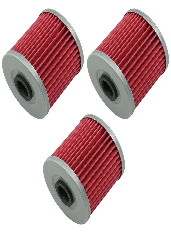 Caltric compatible with 3 Pack Oil Filter Kawasaki 650 Klr650 Klr-650 1987-2018 16099-004 - Image 1
