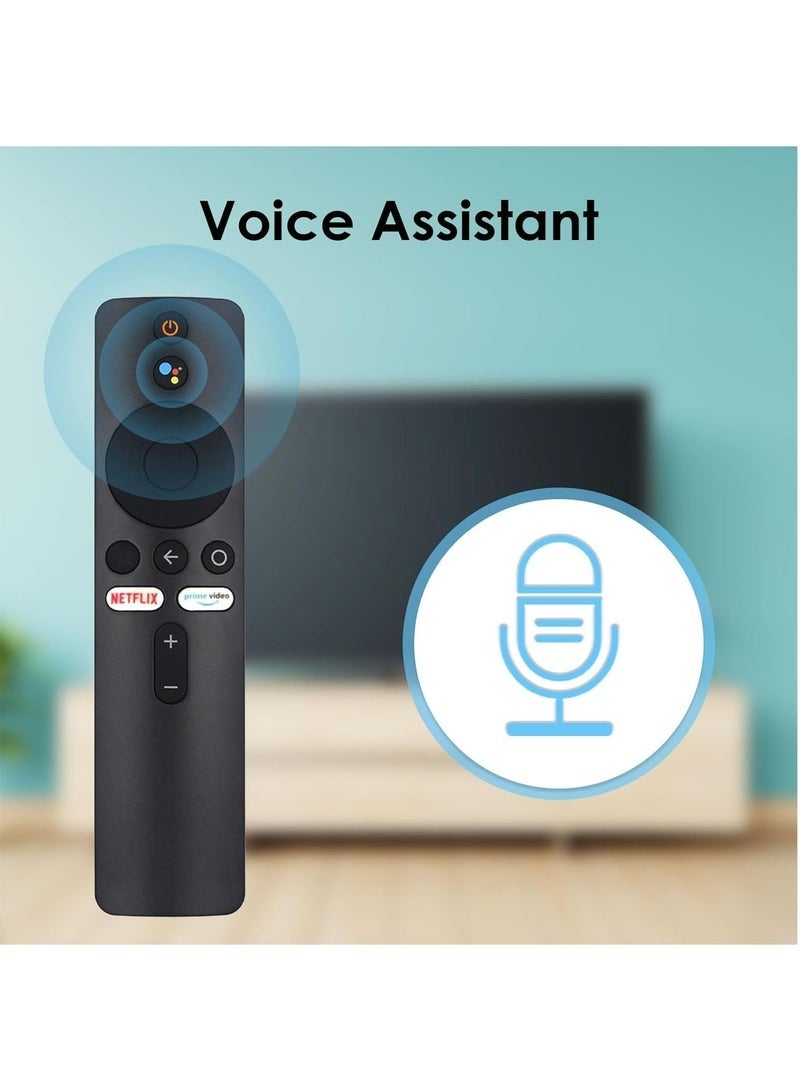 Bukela High Quality Remote Control for Mi Tv Stick Box S and 4k Voice Activated Bluetooth Remote Control Black - Image 2