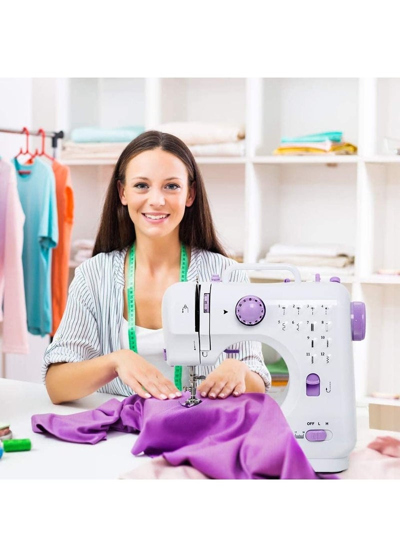 DubaiGallery آلة خياطة محمولة بسرعتين للمبتدئين فن الحرف 12 غرزة - Image 4