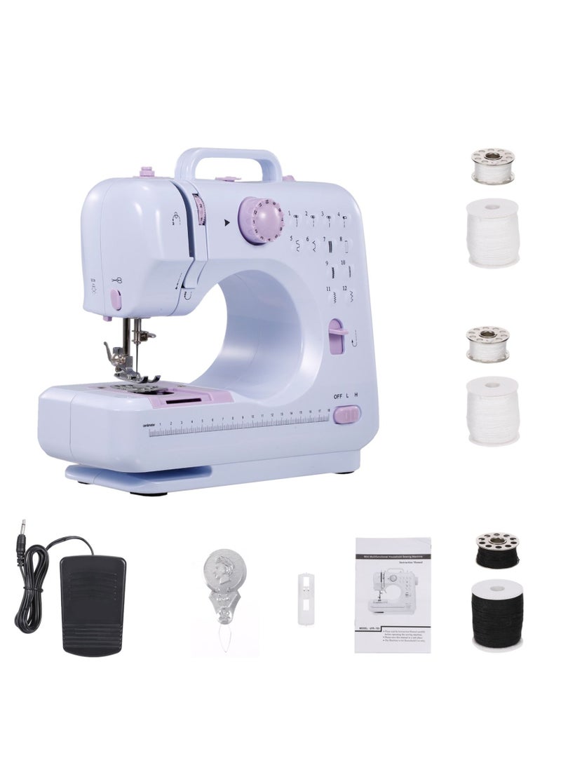 DubaiGallery آلة خياطة محمولة بسرعتين للمبتدئين فن الحرف 12 غرزة - Image 3