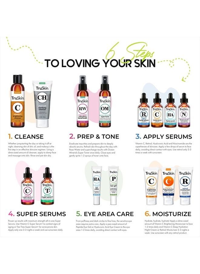 TruSkin Naturals - TruSkin Retinol Serum for Face – Gentle Anti-Aging Serum with Retinol, Hyaluronic Acid, and Vitamin E for A More Youthful Feel – Skin Care Made to Improve Fine Lines, Wrinkles and Skin Tone, 1 fl oz - Image 1