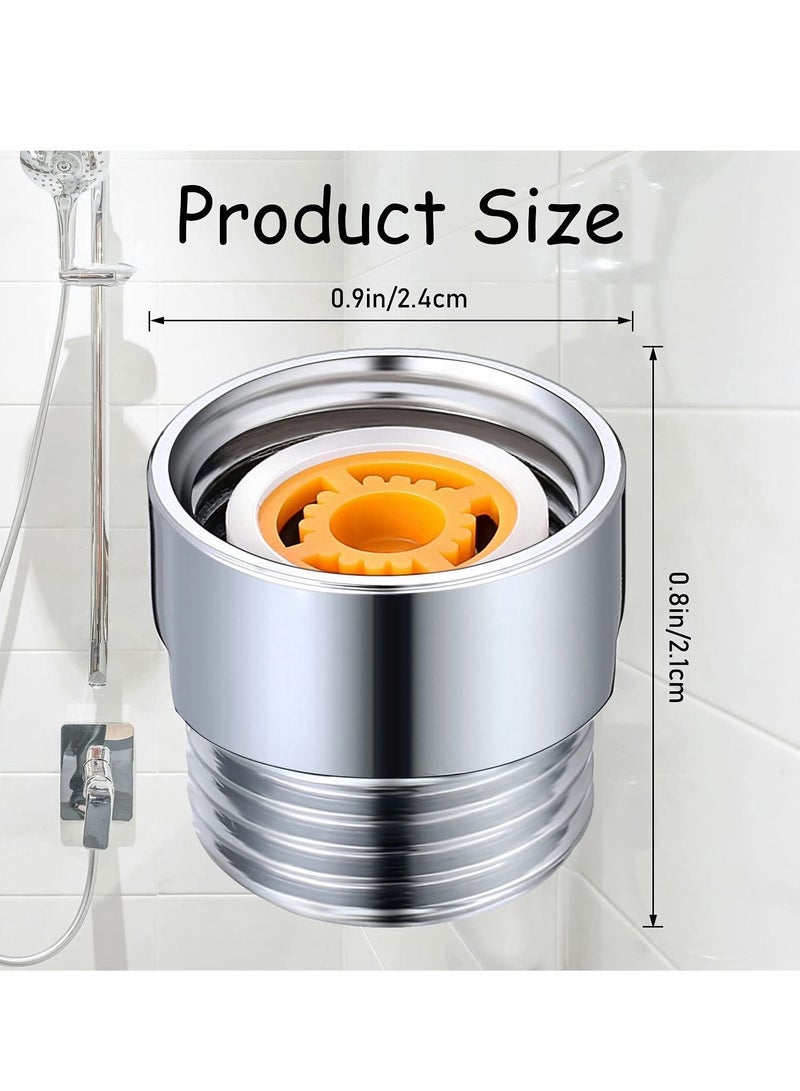 NIBEMINENT 4 Pcs Shower Flow Reducer Limiter Set, Head Restrictor Water Saver Adapter Set for Hotel Bathroom Toilet - Image 2