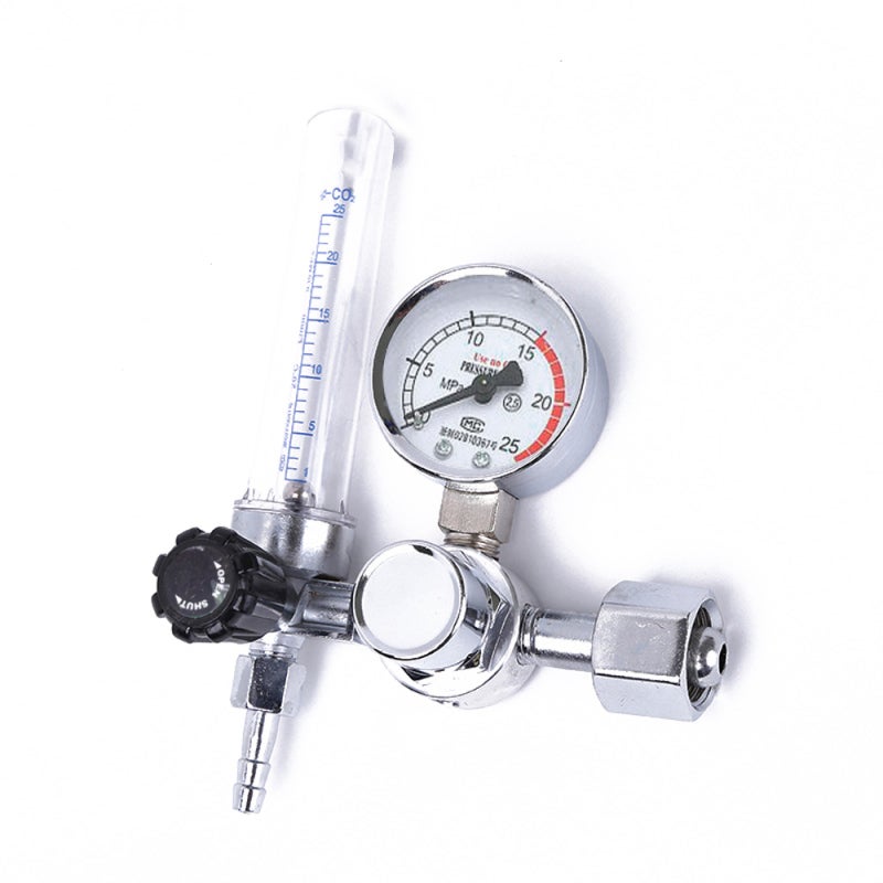 منظم أرجون 0-25 ميجا باسكال، مقياس تدفق CO2 MIG TIG، منظمات غاز، مقياس تدفق، لحام، مقياس ضغط، مخفض ضغط - Image 1