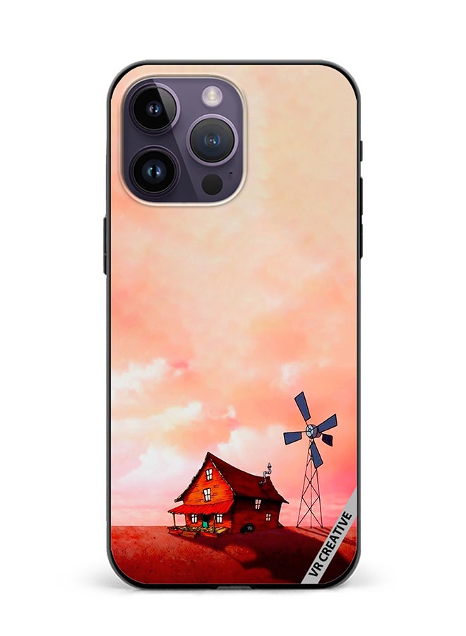 VR CREATIVE Protective Case Cover For Apple iPhone 15 Pro House Design Multicolour - Image 1