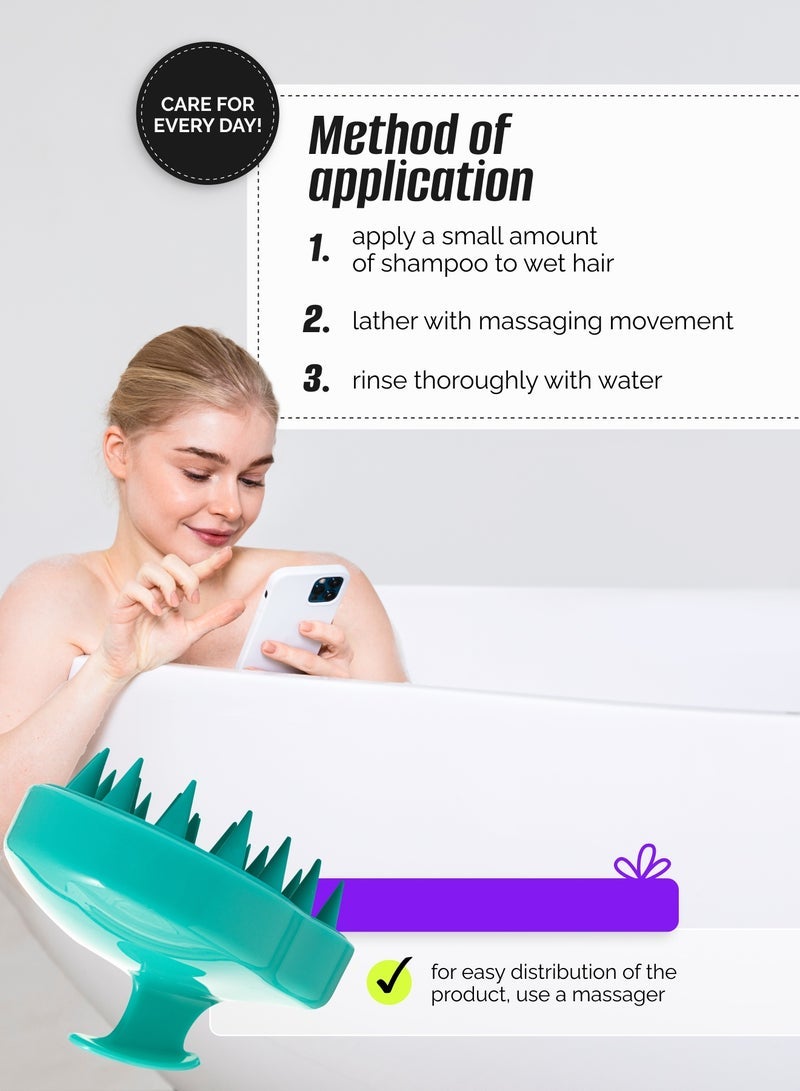 تاش بلسم "ترطيب وتنعيم" 300 مل ، يرطب وينعم الشعر على الفور بطول كامل ، والشعر ناعم وناعم وحريري بعد الاستخدام الأول - Image 5