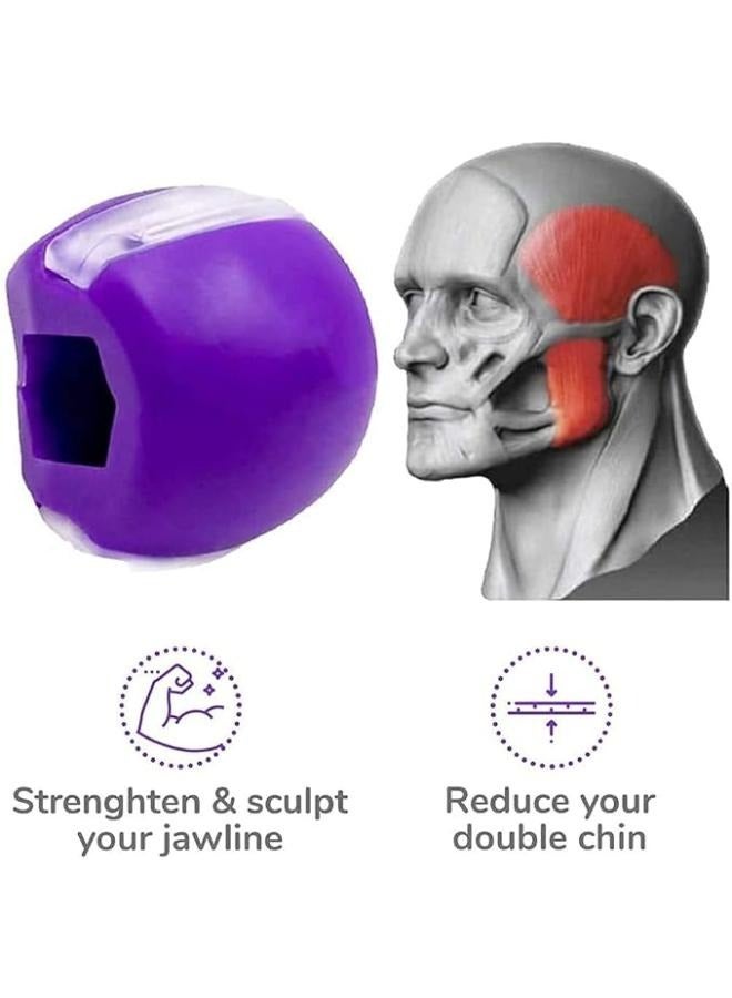 Generic Jawline Exerciser, Face Stress Ball, Facial Muscle Toner, Cheekbone Trainer, Gym Fitness Equipment  - Image 2