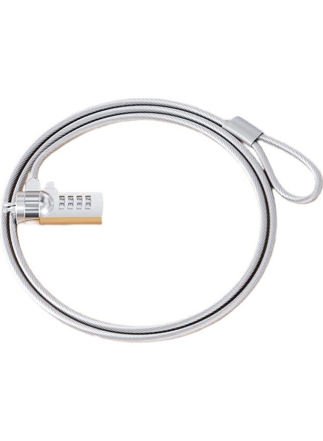 NVV Laptop Lock, Anti-Theft Lock, Security Password Lock, Notebook Lock, Suitable For Lenovo, Hp, Asus, Thinkpad, Shenzhou, Msi, Universal Lock Nl-1S - Image 2