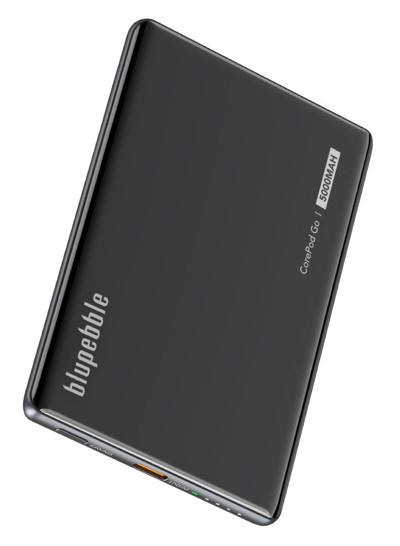 blupebble CorePod GO 5000mAh MagSafe Power Bank for iPhone – 15W Magnetic Wireless Charging Portable Slim Power Bank USB-C PD 20W Fast Charging Compact Travel Charger - Image 1