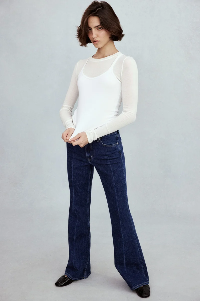 اتش اند ام Flared High Jeans