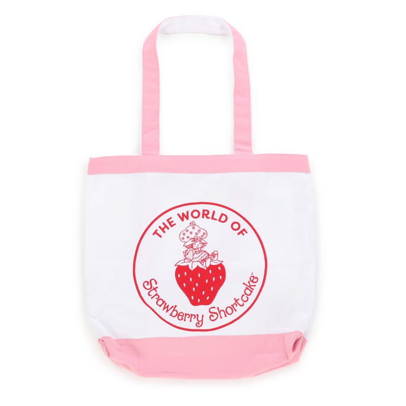 Jay Franco Beach Towel and Tote Bag Set - 16"x 14.5"Canvas Shoulder Handbag with 28"x 58"Super Soft Absorbent Bath Towel, Licensed Product, Pink - Strawberry Shortcake - Image 3