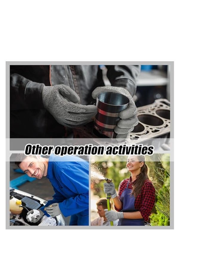 Level 5 Cut Resistant Gloves for Kitchen and Gardening, 3 Pairs Food Grade Cutting Gloves for Oyster Shucking, Fish Filleting and Wood Carving - Image 5