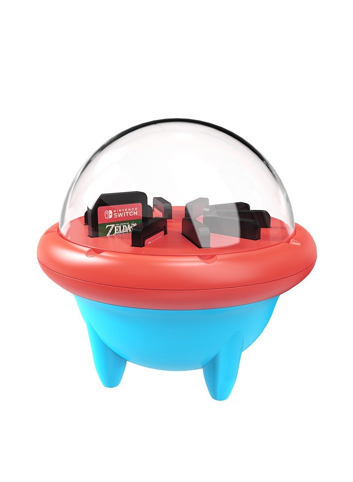 Compatible with Switch OLED/Switch 2 Rotary Card Case Game Card Memory Card with Storage Protection - Image 1