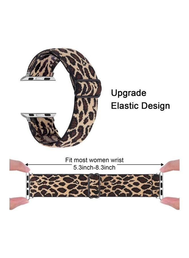 NIBEMINENT Elastic Watch Strap For Apple Series 7 41mm/6 & SE 5 4 40mm/3 2 1 38mm Multicolour - Image 3