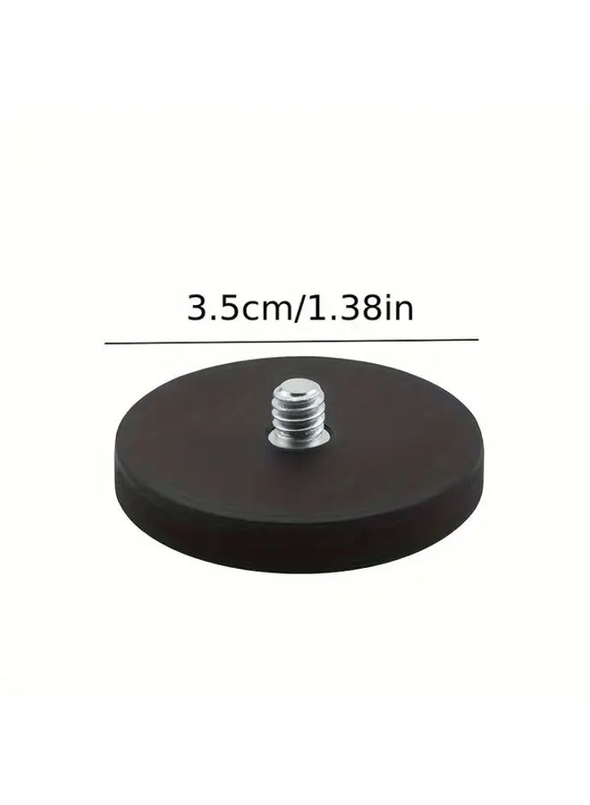 Camera Fixed Bracket With 360 Degree Rotating Dual Ball Heads Powerful Magnetic Base And 1 4 Inch Threaded Adapter For Action Cameras Universal Automotive Mobile Phone Bracket Magnetic Base - Image 2
