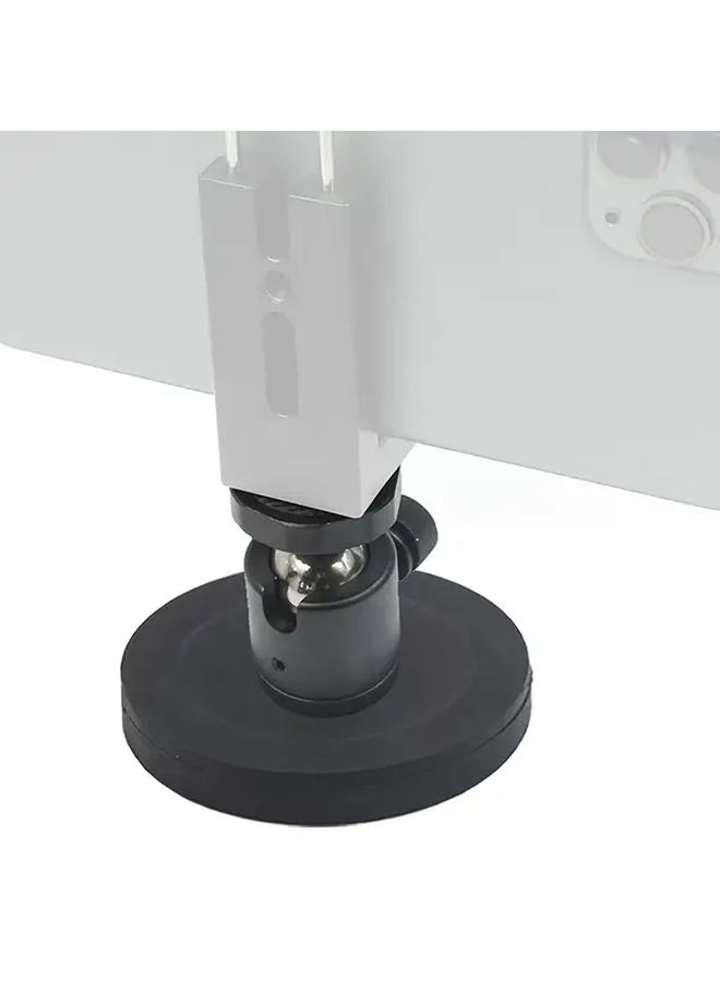 Camera Fixed Bracket With 360 Degree Rotating Dual Ball Heads Powerful Magnetic Base And 1 4 Inch Threaded Adapter For Action Cameras Universal Automotive Mobile Phone Bracket Magnetic Base - Image 1