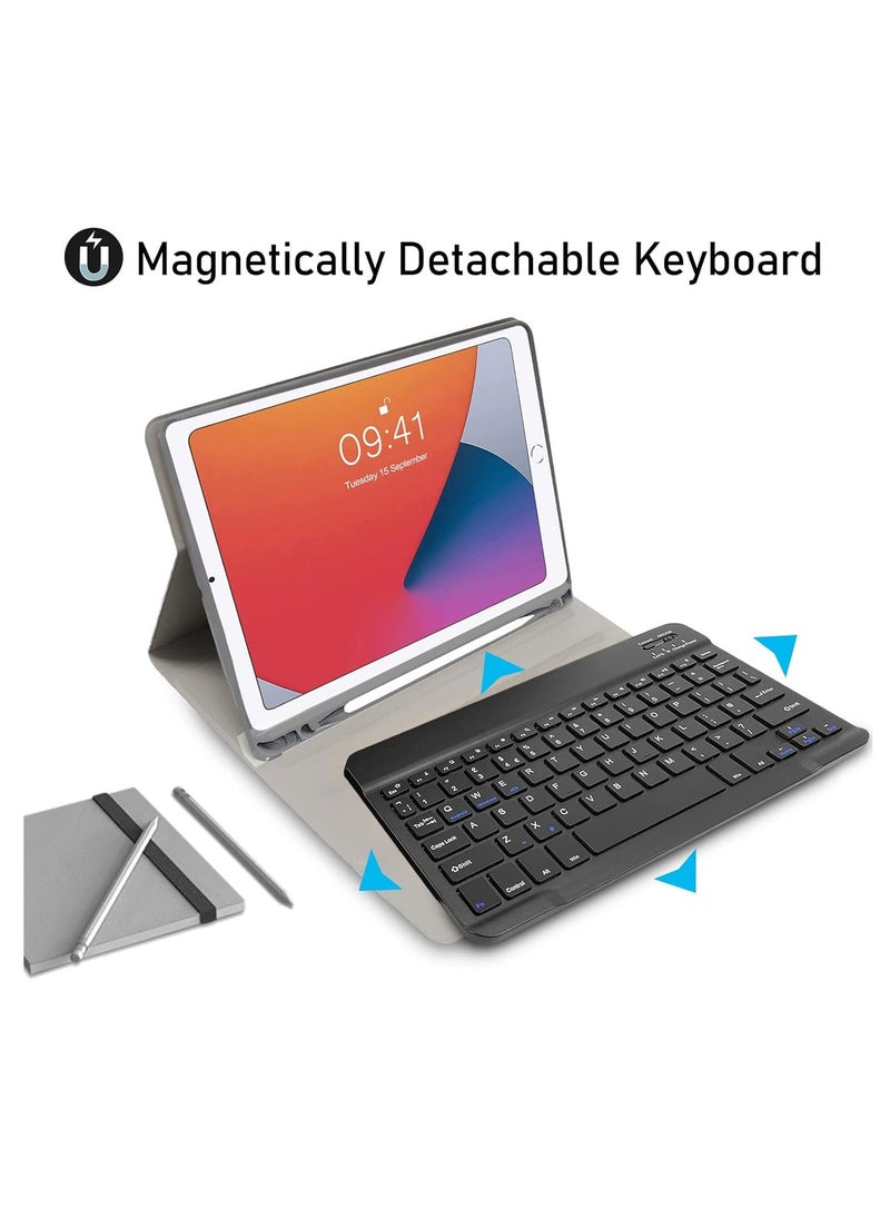 JAJEEK iPad 6th Generation Case with Keyboard – Keyboard Case for iPad 6th Gen 2018, iPad 5th Gen 2017, iPad Pro 9.7, iPad Air 2, iPad Air 1 – Protective Cover with Detachable Wireless Keyboard, Black - Image 4