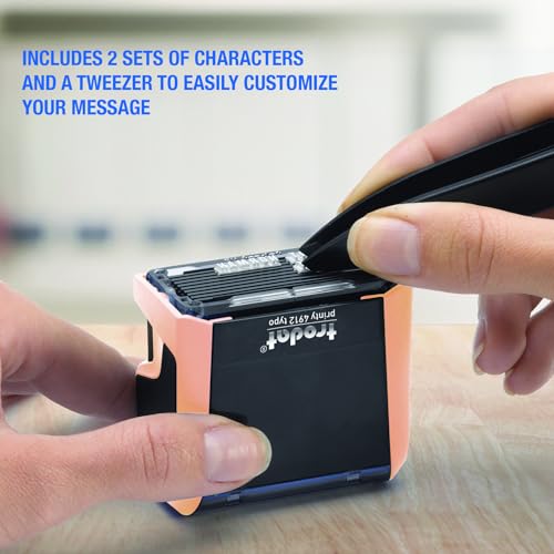 Trodat Printy 4913 Self-Inking Do It Yourself (DIY) 5 Line Personalized Custom Message Stamp with Black Ink - Image 5
