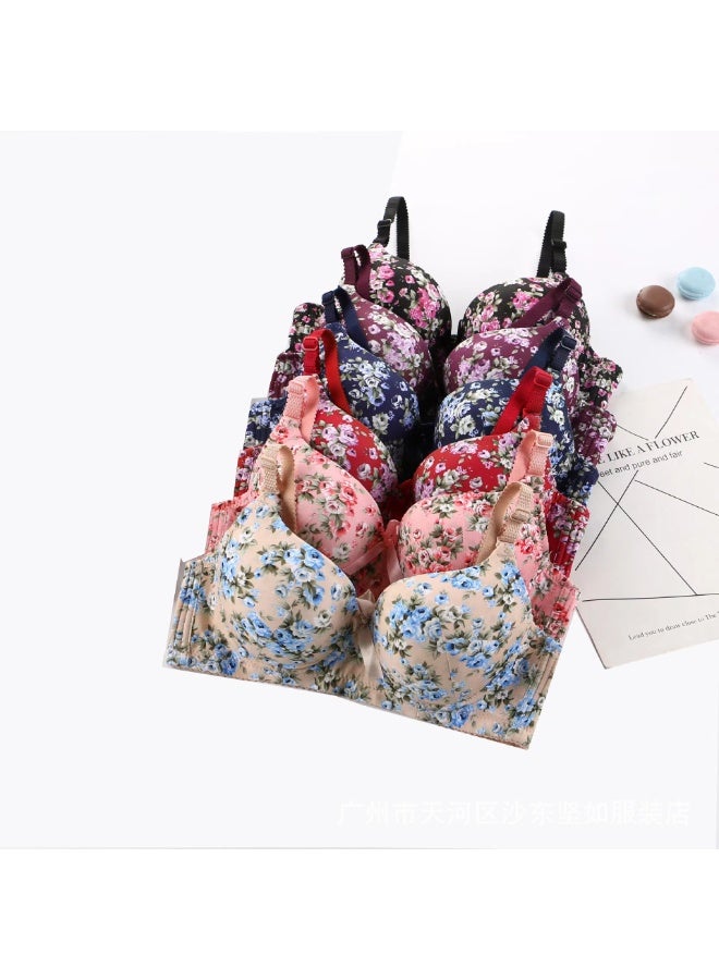 KUYING Brand New Comfortable Skin Friendly Breathable Bra  Set Of 6 - Image 1