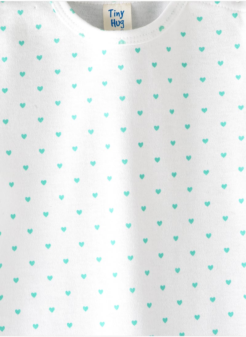 Tiny Hug Sleepsuit of Cotton for Girls, Soft and Comfortable Cotton, Perfect for Everyday Wear and Easy Diaper Changes  - Image 3