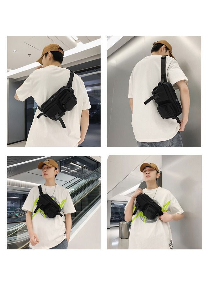 DUNISO Waterproof Sling Bag Crossbody Bag for Men and Women Sling Backpack Hiking Daypack Multipurpose Crossbody Chest Bag with Adjustable Strap for Travel Walking Running Hiking Outdoors - Image 5