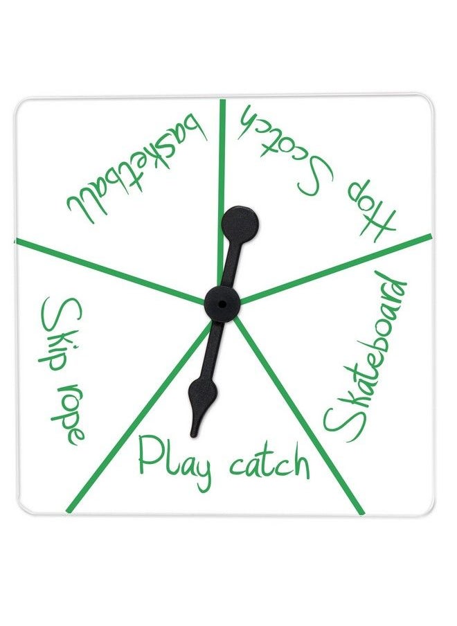 Learning Advantage - Transparent Spinners Set Of 5 Math Game Spinner Dry Erase Surface For Multiple Uses - Image 1