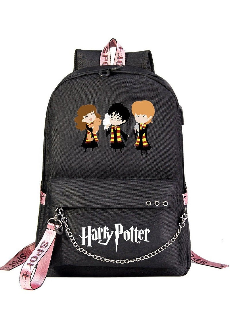 Harry Potter Cartoon Printed Backpack