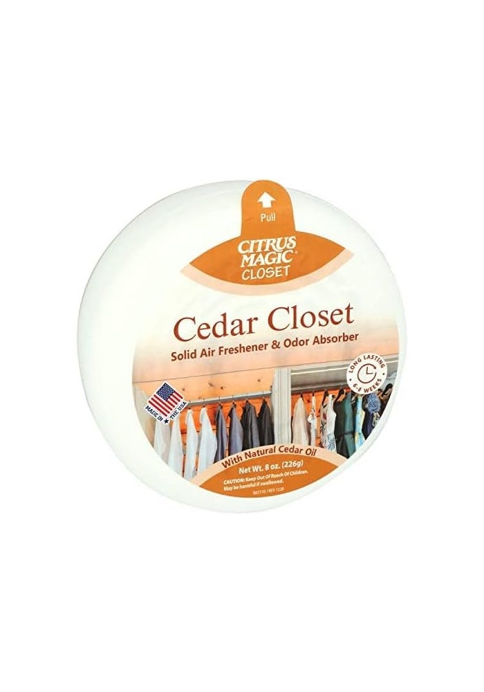 Citrus Magic Cedar Closet Solid Air Freshener & Odor Absorber - 8 oz - Image 2