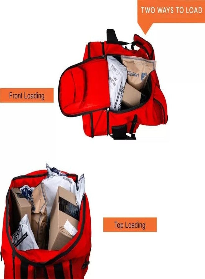 SSBC 3 Compartments E-Commerce, Courier, Logistics, Grofers, Ekart Insulated Backpack 135 Ltr For Multipurpose Use - Image 5