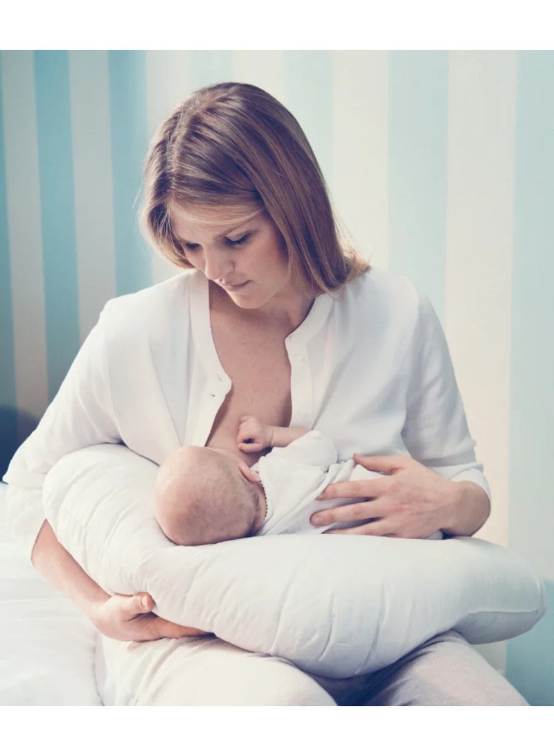 NORDIC SLEEP Fossflakes Nursing pillow with Snow cover Size: 114 x 70 cm - WS TC233 - Image 3