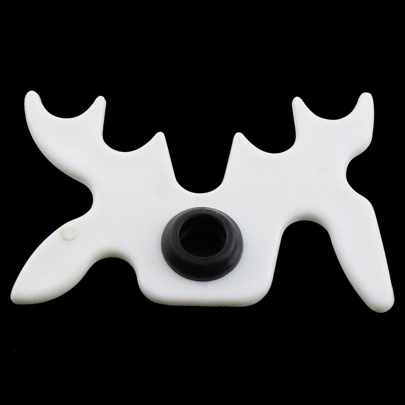 ZZHXSM Billiard Bridge Head White Plastic Moosehead Bridge Head Billiards Cue Rack Bridge Head Non-Slip Billiards Snooker Pool Cue Rest Bridge Head Holder - Image 2