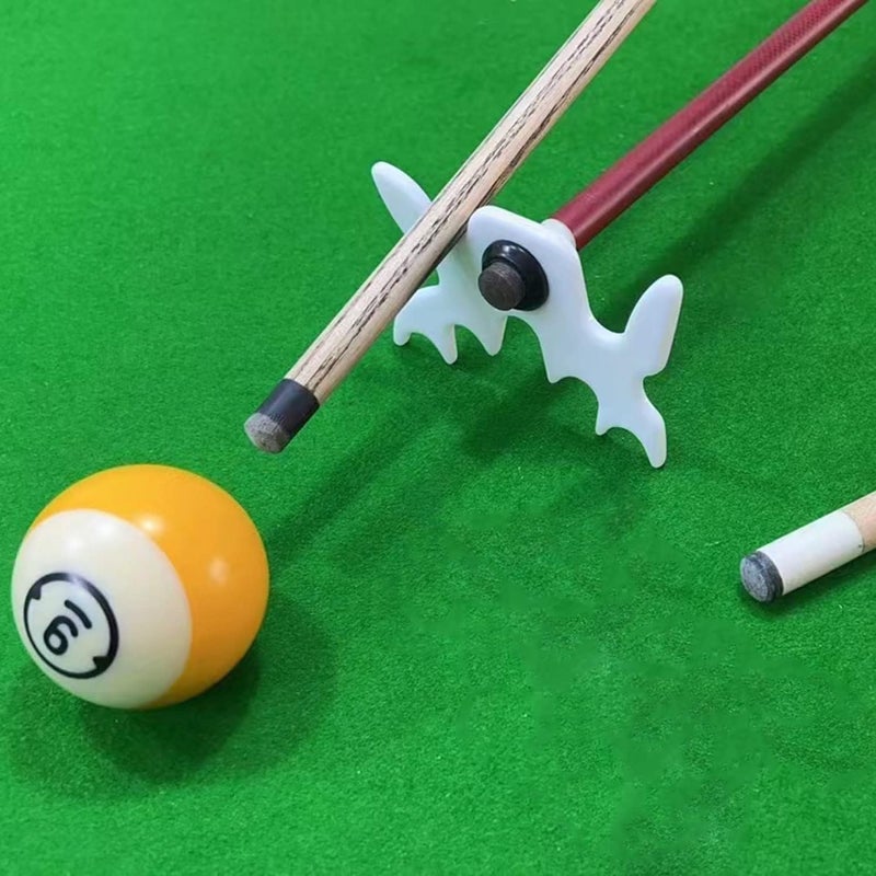 ZZHXSM Billiard Bridge Head White Plastic Moosehead Bridge Head Billiards Cue Rack Bridge Head Non-Slip Billiards Snooker Pool Cue Rest Bridge Head Holder - Image 5