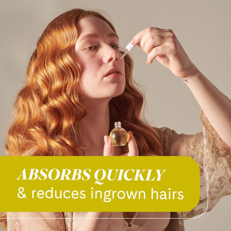 Fur Ingrown Concentrate: Exfoliating Oil Kit for your Hair and Skin to Smoothe, Soothe, and Treat Ingrown Hairs - O.5 fl. oz. - Image 4