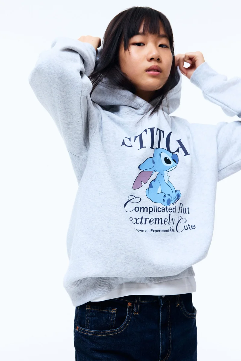 H&M Motif-detail hoodie