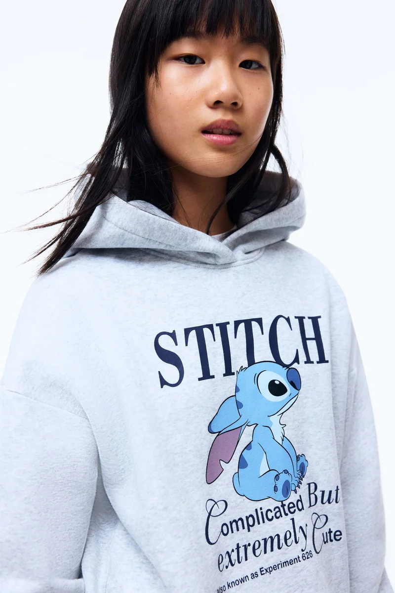 H&M Motif-detail hoodie