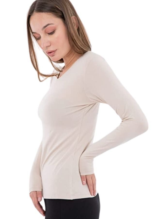 Carina Long sleeve cotton T-shirt - Image 3