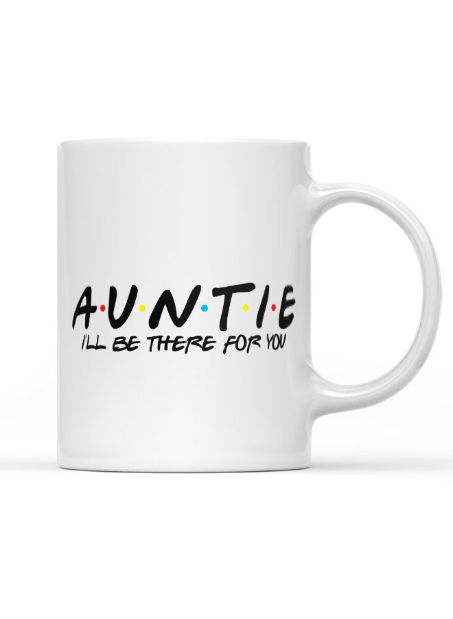 LIT Coffee Mug Aunt GiftWhite Mug Best Aunty Present Auntie Friends Spoof - Image 1