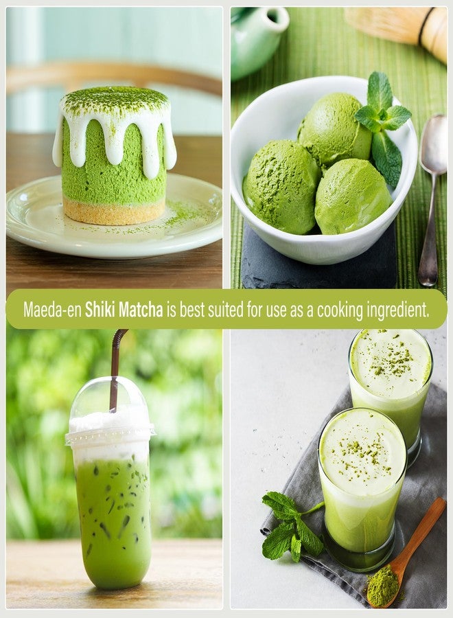 MAEDA-EN Shiki Matcha Green Tea Powder 28g Japanese Origin 100% for Latte Smoothies and Baking 05448 1pk - Image 5