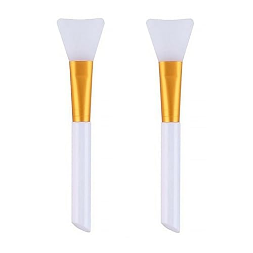 Getmecraft 2 PCS Silicone Face Mask Brush,Mask Beauty Tool Soft Silicone Facial Mud Mask Applicator Brush Hairless Body Lotion And Body Butter Applicator Tools - Image 1