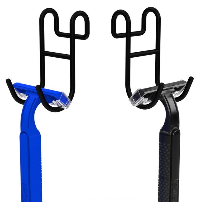 BLACK SHOWER CADDY WITH HOOKS 2 PACK OPEN SHOWER CADDY WITH LOOFAH HOOKS