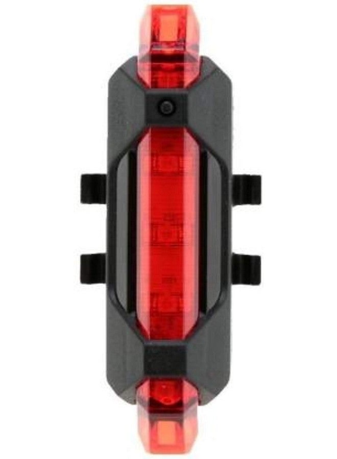 Lista Bicycle LED Head Light USB Rechargeable Light Cycling Lamp Head Light Tail Light (red) - Image 1