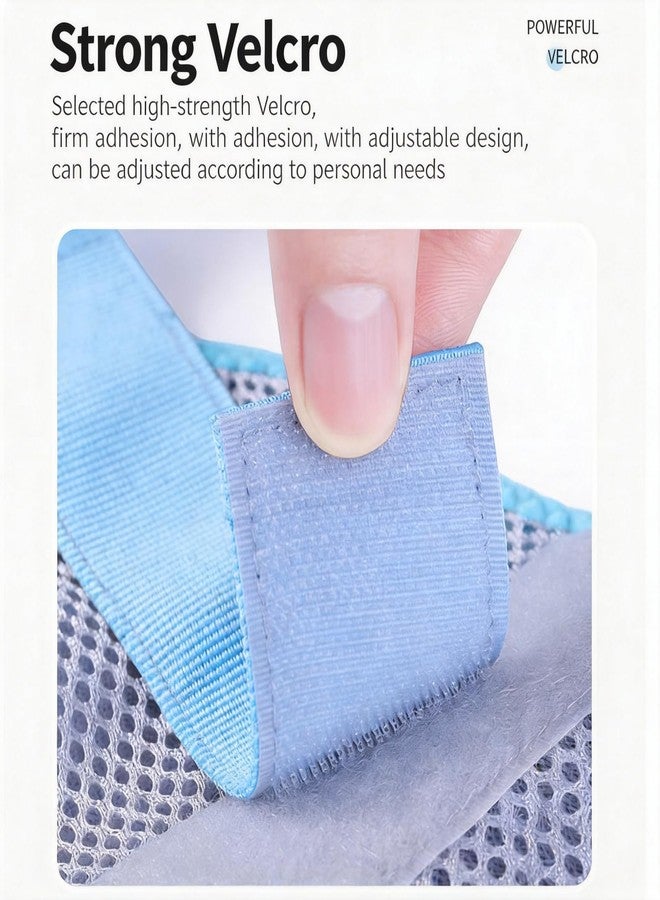 lefeke Arm Sling Shoulder Immobilizer with Chest Strap (Fits Right & left Arm), Breathable Medical Sling for Shoulder Injury for Child (Gray) - Image 5