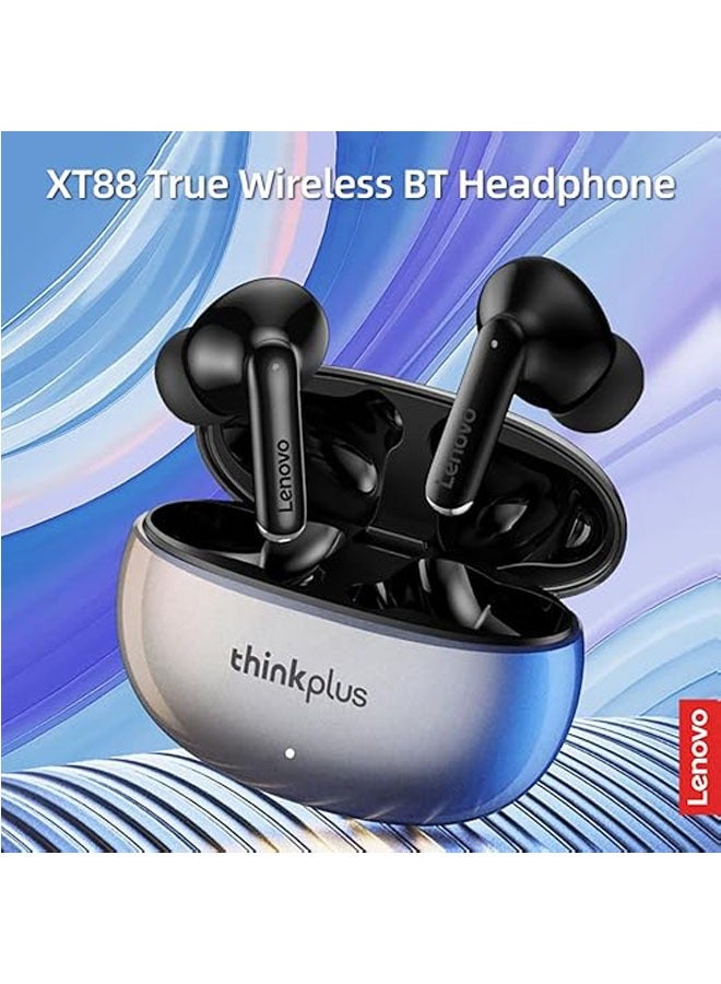 general Lenovo XT88 TWS Bluetooth 5.1 Earbuds Wireless Earbuds HiFi Stereo Bass ENC Noise Cancelling Super Long Battery Life Bluetooth Earphones - Image 3